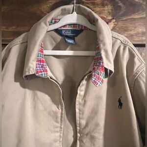 Boys Polo Ralph Lauren 10/12 Khaki Jacket